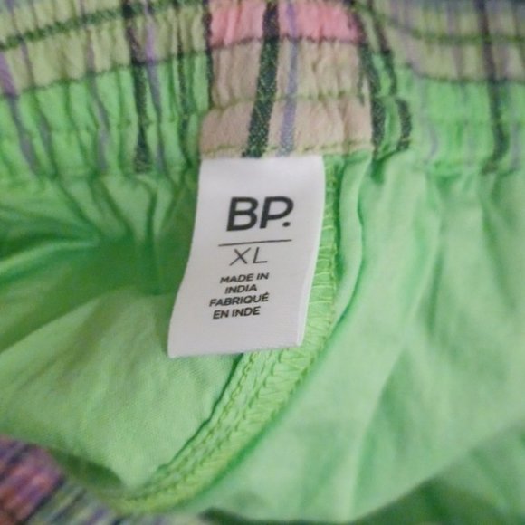 B.P Green Print Square Neck Cotton Minidress - Picture 12 of 12